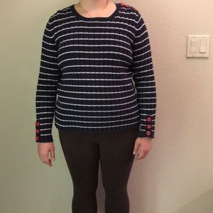 Navy Stripped Hannah Anderson Sweater